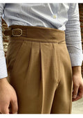 Men's High-Waisted Gurkha Trousers